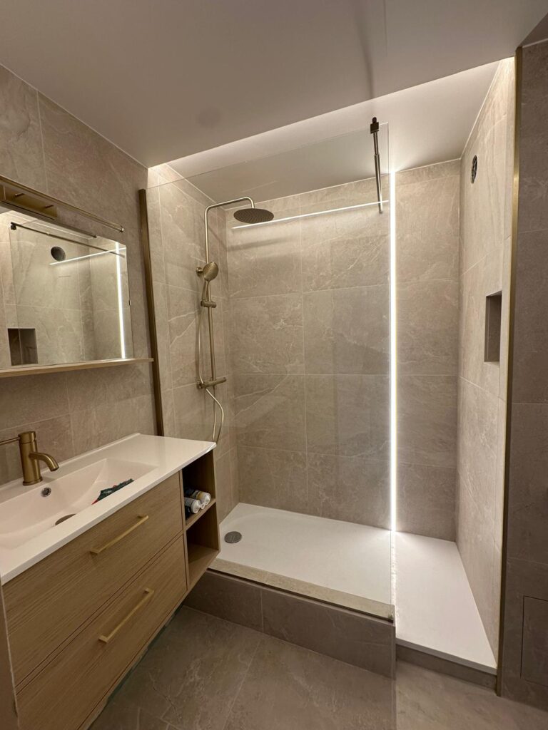 Rénovation de douche à l'italienne à Isneauville